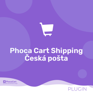 Phoca Cart Shipping Česká Pošta Plugin