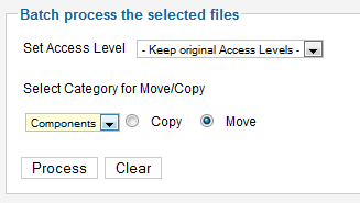 Phoca Download - Move and Copy Feature