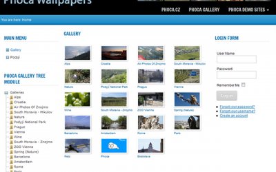 Wallpapers 2 (Joomla! 2.5)