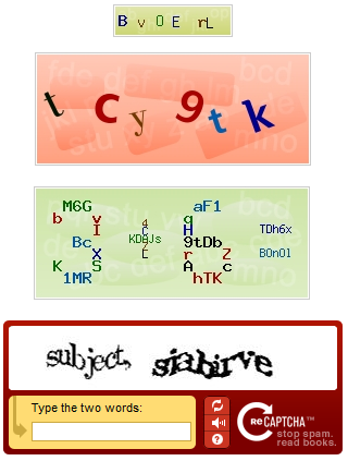 Phoca Guestbook - Captcha methods